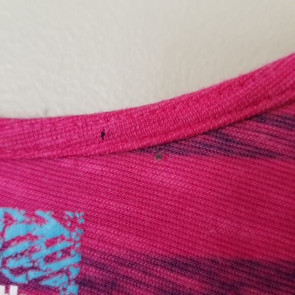 In the Mix Pink and Navy Blue Stripe Racerback Maxi Dress - Picture 3 of 6